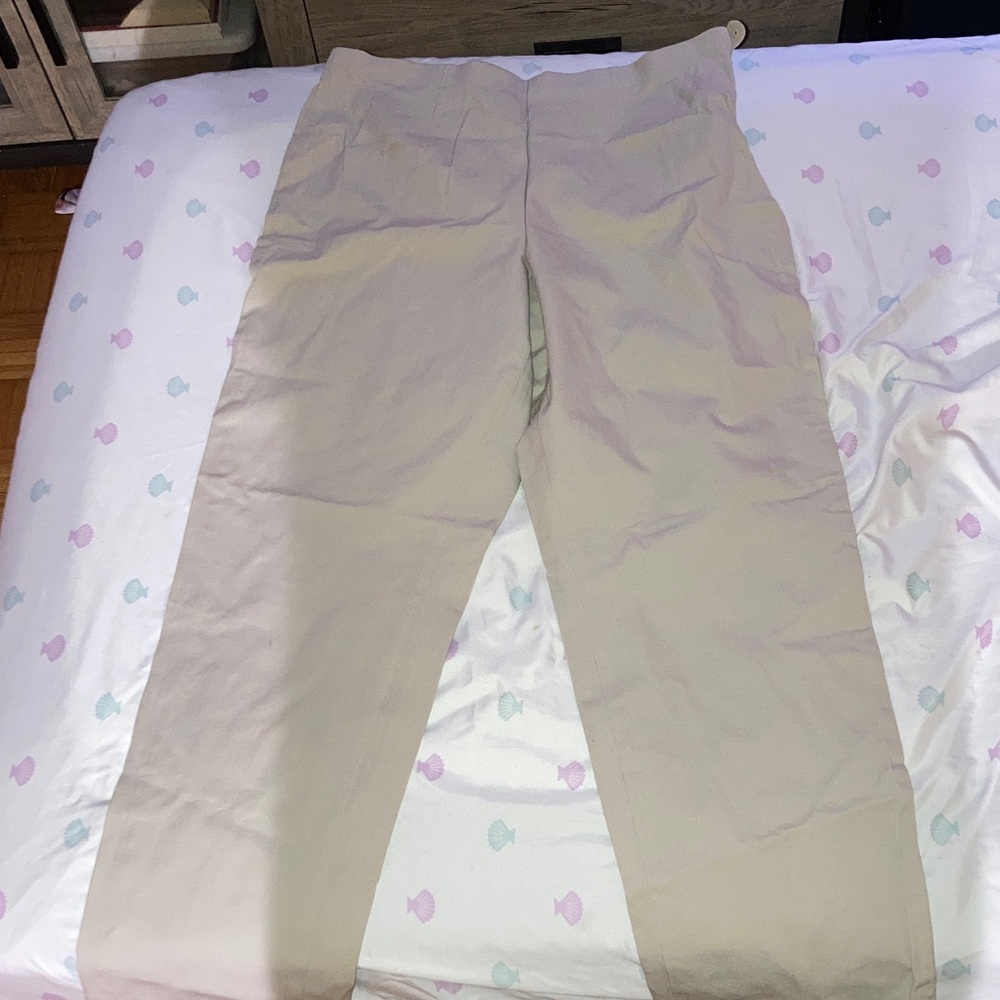 Eddie Bauer Khaki Stretch Trousers
